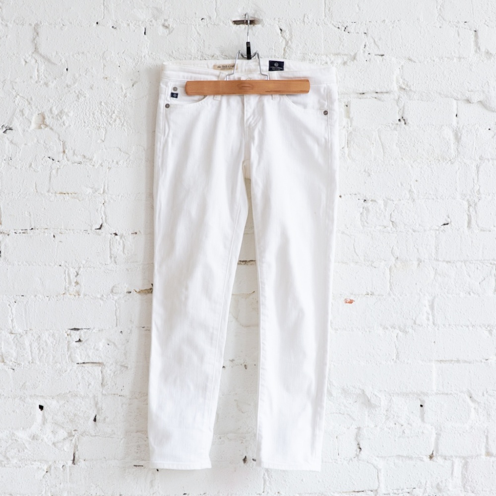 White AG Adriano Goldschmied skinny jeans